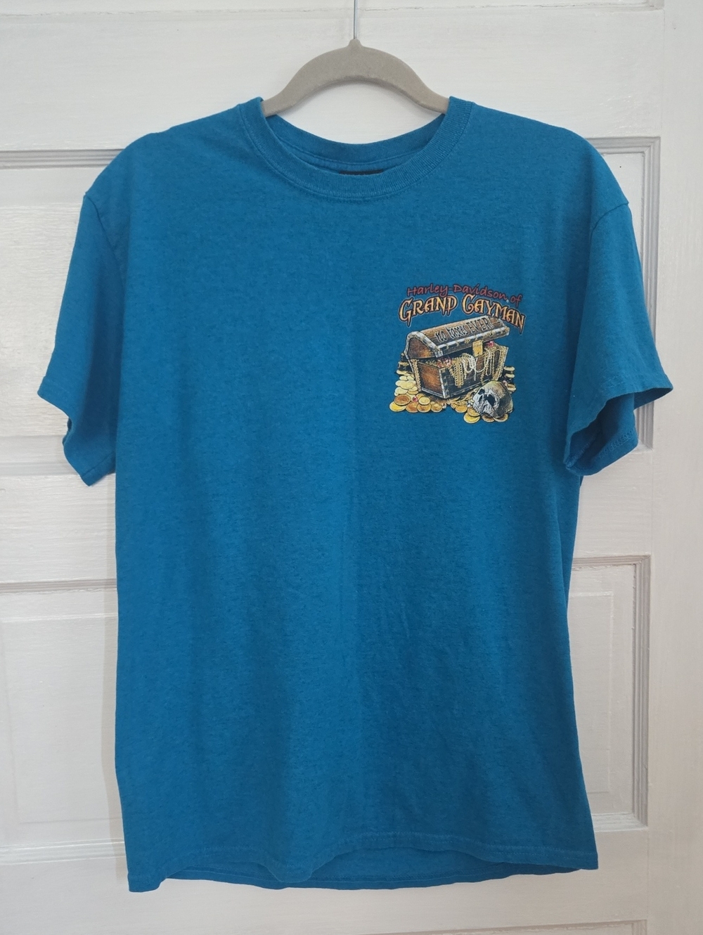 Harley-Davidson Grand Cayman Graphic Tee Blue Medium